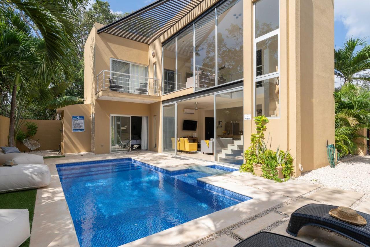 Tulum Private Modern Villa-Pool Beds-Ac-Internet-Parking-Grill Dış mekan fotoğraf