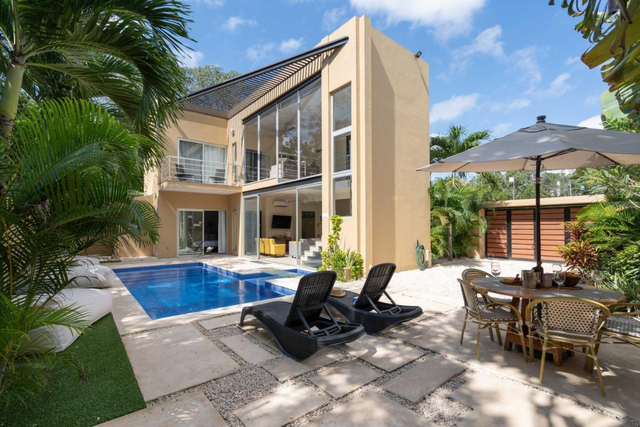 Tulum Private Modern Villa-Pool Beds-Ac-Internet-Parking-Grill Dış mekan fotoğraf
