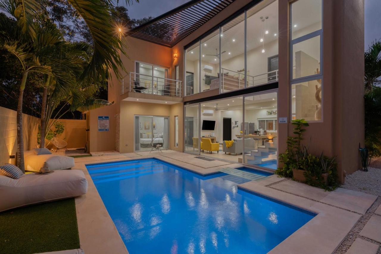 Tulum Private Modern Villa-Pool Beds-Ac-Internet-Parking-Grill Dış mekan fotoğraf