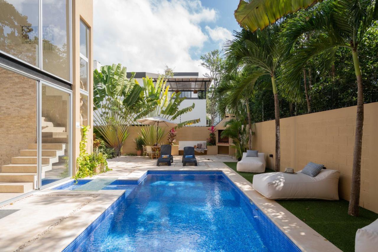Tulum Private Modern Villa-Pool Beds-Ac-Internet-Parking-Grill Dış mekan fotoğraf